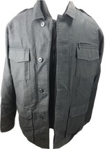 Frame Men Coat 2 Layers  Jacket Duck Feather Down Liner Black Medium M New - £102.85 GBP