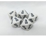 Lot Of (5) Koplow Games White D10 Fraction Dice - $21.77