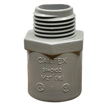 Pack of 17 - Cantex 5140103 PVC Male Terminal Adapter 1/2”. - $49.50