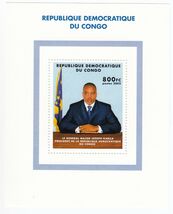 Kongo, 2002 Demokratische Republik Kongo, Joseph Kabila, 800 FC, MNH, Se... - $4.82