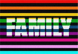 Pepita Needlepoint Canvas: Family Illusion, 10&quot; x 7&quot; - £44.03 GBP+