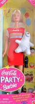 Barbie COCA COLA PARTY Doll w 'POLAR BEAR' & More SPECIAL EDITION (1998) - $26.88