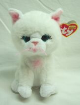 TY 2024 Beanie Boos AMELIA THE WHITE &amp; PINK CAT 6" Plush STUFFED ANIMAL ... - $14.85