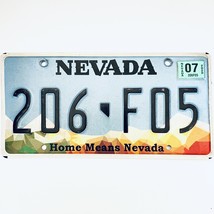 2020 United States Nevada Home Means Nevada Passenger License Plate 206 F05 - £13.25 GBP