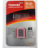 Toshiba 8GB SDHC Class 4 Memory Card NEW - $33.83 CAD