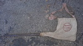 Vintage HORN Trade Mark Seed Sower Cloth Bag with Metal Funnel - Urbana,... - $43.00