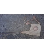 Vintage HORN Trade Mark Seed Sower Cloth Bag with Metal Funnel - Urbana,... - £34.37 GBP