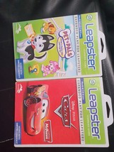 LOT OF 2 LeapFrog Leapster Learning Game: Cars + PET PALS (Leapster, 2010) - £6.19 GBP