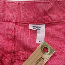 Levi's 577 Women's Pink/Fuschia Cotton Blend Denim Cropped Jeans (31×22) image 3
