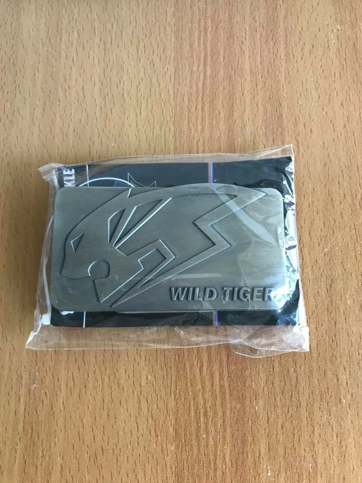 Tiger &amp; Bunny Wild Tiger Logo Belt Buckle * NEW SEALED * - $19.99