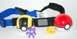 Pokemon XY Pikachu &amp; Sableye Clip &#39;n&#39; Carry Poke Ball Belt - £22.01 GBP