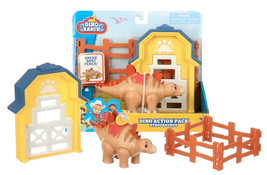 Dino Ranch Action Pack Stegosaurus with Break Away Fence New in Box - £14.28 GBP