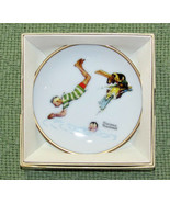 VINTAGE NORMAN ROCKWELL MINI PLATE COLLECTION COOLING OFF SUMMER 1984 509 - £8.63 GBP