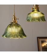 Nordic Green Glass Pendant Light LED Hanging Lamp - £60.13 GBP+