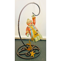 House Of Hatten Folk Art Enchanted Forest Lady Elf Christmas Ornament 9&quot; - £24.10 GBP