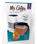 Mr. Coffee 3 Quart Iced Tea Maker NEW/OPEN BOX Black &amp; White TM70/TM75 S... - £59.20 GBP