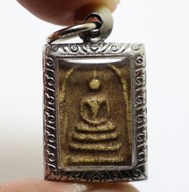Small Phra Somdej Rakang Bless 1962 Back Ajan Toh Teach King RAMA5 Thai Amulet 6 - £78.26 GBP