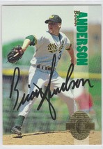 Brian Anderson Auto - 1993 Classic Four Sport #307 - Wright State Raiders Angels - £4.70 GBP
