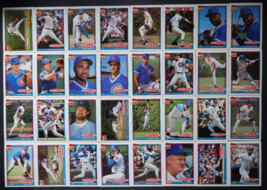 1991 Topps Chicago Cubs Team Set of 33 Baseball Cards - £4.71 GBP