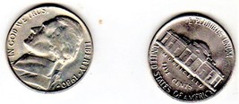 Jefferson Nickels Coin 1980-D Bu Uncirculated Jefferson Nicke Ls - £7.86 GBP