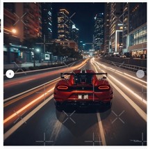 Life In Th Fast Lane Poster - 33.1&quot; x 33.1&quot; - Semi Gloss - €32,94 EUR