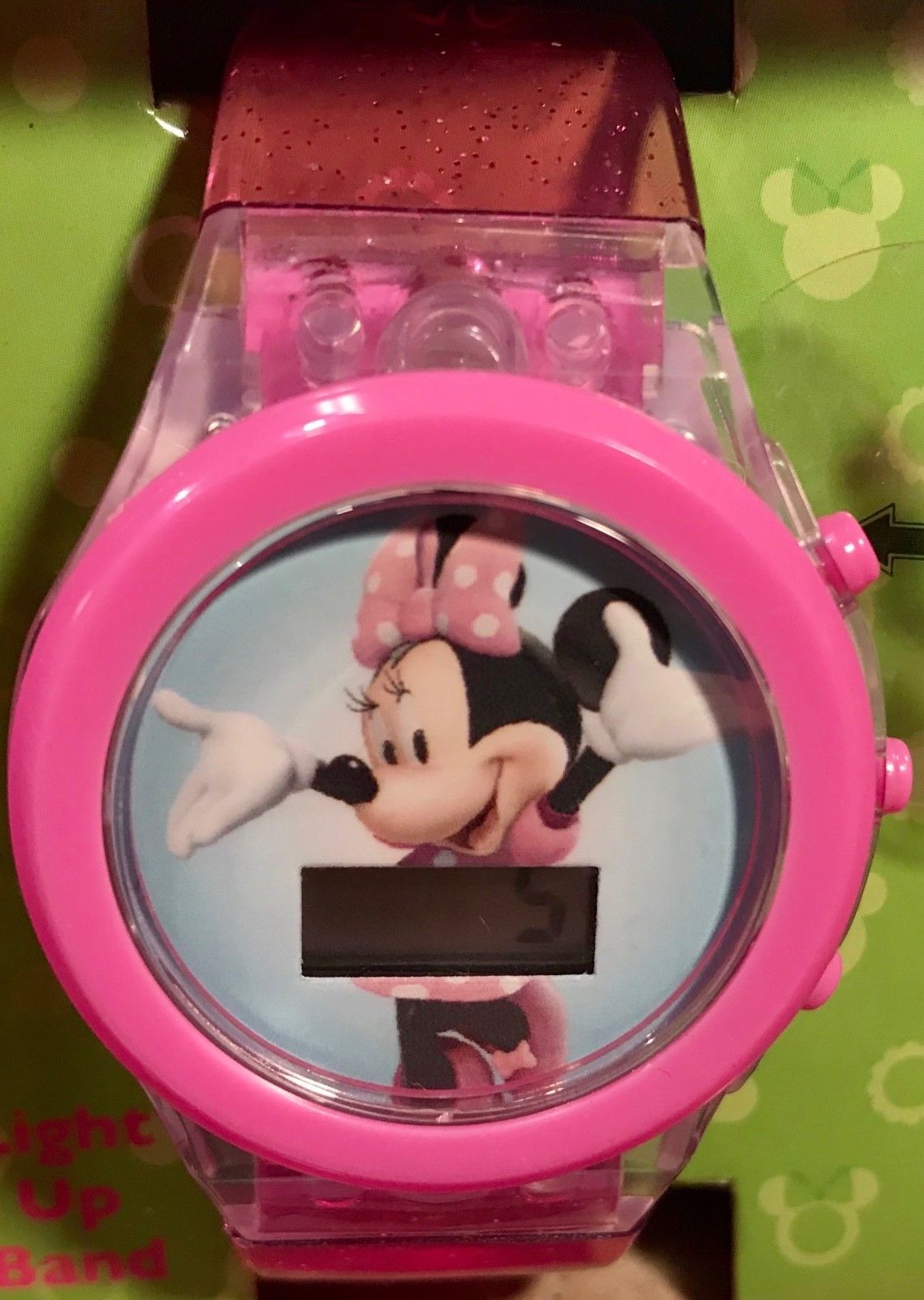 Minnie mouse light up watch hotsell