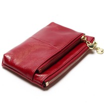 New TAUREN High Quality Leather Women Mini Wallet Oil Wax Coin Purse Credit Card - £18.82 GBP