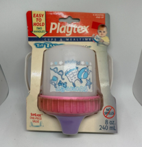 Vintage Playtex The Trainer Spill-Proof Cup (6 Months And Up) 8 oz PINK - £31.44 GBP