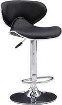Powell Pu, Chrome/Black Barstool From Powell Furniture. - $1,628.58 MXN