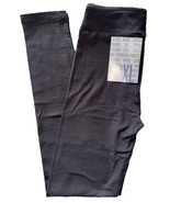 NWT LuLaRoe Kids L/XL (8-14) Solid Dark Gray Leggings - $15.83
