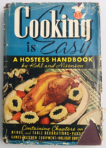 Vintage 1939 Cooking Is easy A Hostess Handbook by Grace L. Kohl - £13.93 GBP