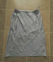 NORTON Studio linen blend  midi skirt purple size  M - £52.75 GBP