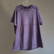 Lululemon Shirt Mens XL Purple T-Shirt Athletic Adult Athletic Stretchy Top - £21.80 GBP