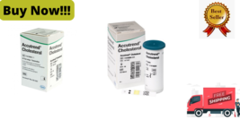 2 boxes Roche Accutrend Cholesterol Testing Strips pack of @25 - $103.95