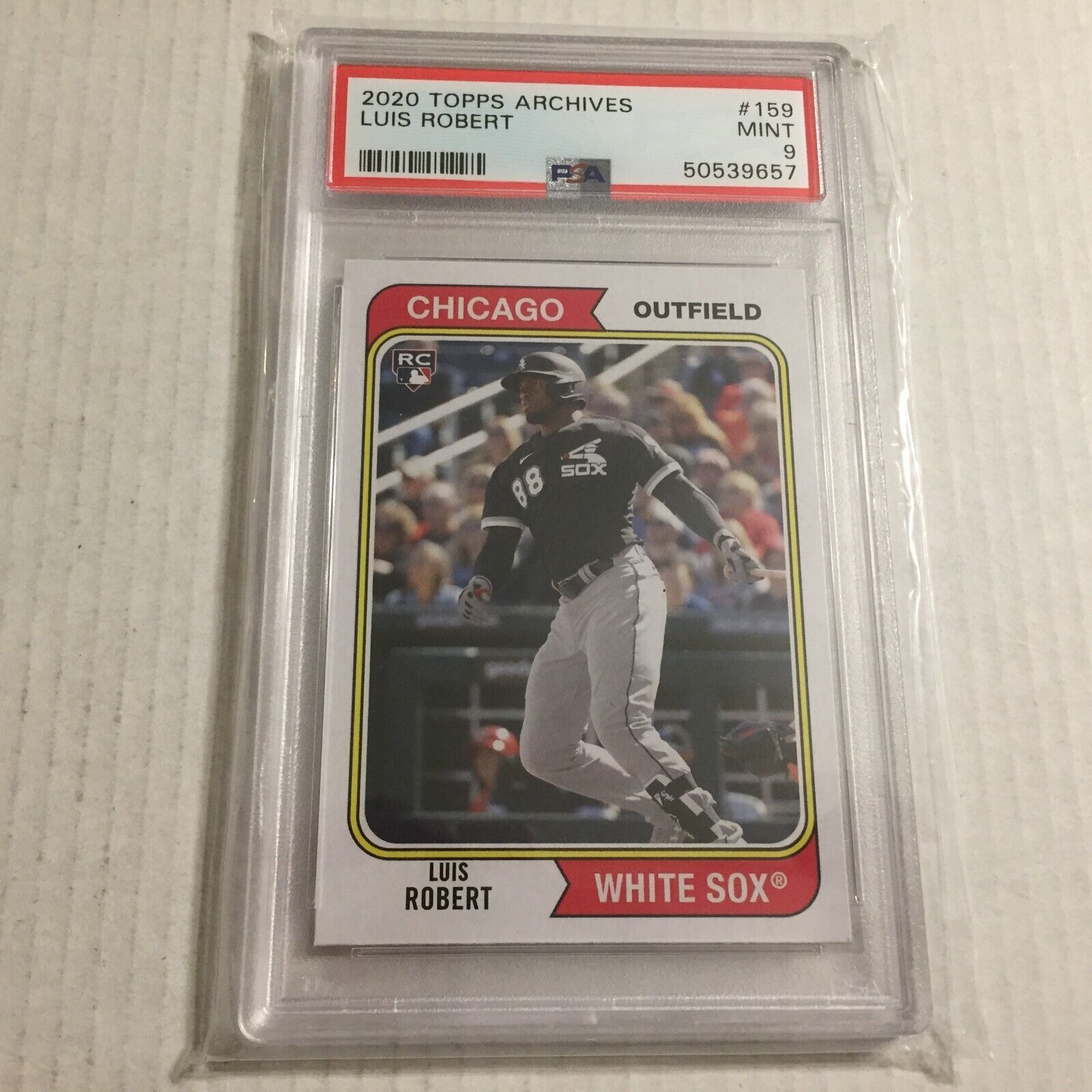 2020 Topps Archives Chicago White Sox Luis Robert Rookie Card #159 PSA MT 9.0 - $37.95