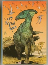 Lost Worlds by William Stout SIGNED Art Trading Card #20 ~ Parasaurolophus - £10.30 GBP