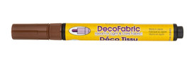 Marvy Uchida DecoFabric Brown Bold Tip Marker For Light and Dark Fabric - £3.89 GBP
