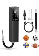 Electric Ball Pump, Smart Air Pump Portable Fast Ball Inflation with Pre... - $29.69