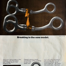 1968 Partrade Copper Mouth Colt Horse Bit Advertisement Western Horseman... - $465.34 MXN