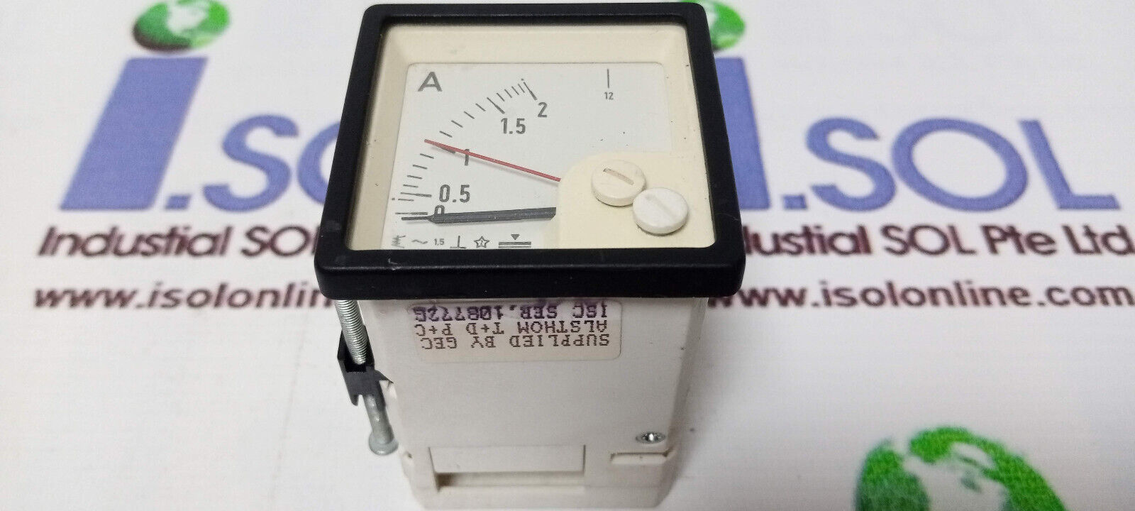GEC / Alsthom T+D P+C SW786749 AMP Meter 0-2 - $65.92