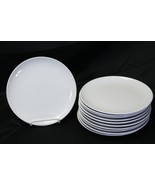 Ikea Salad Plates 12011 White 8.25&quot; Lot of 11 - £54.75 GBP