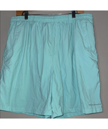 Columbia Light Green/Blue PFG Sports Shorts - $20.18 CAD