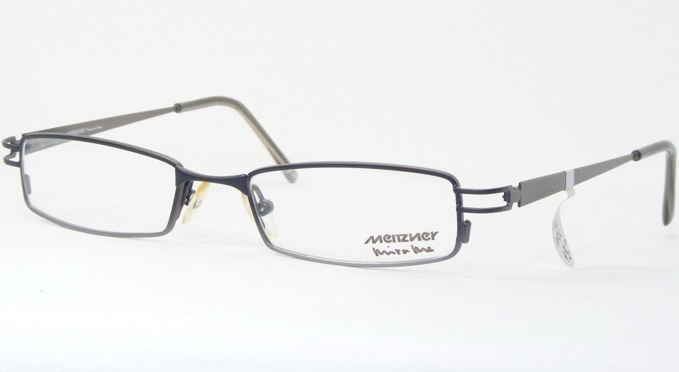 Vintage MEITZNER Mira Me 0101 5655 Black /Silver RARE EYEGLASSES 46-18-1... - $24.75