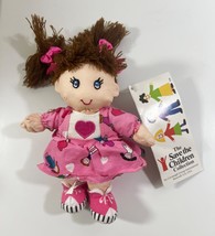 1999 Save the Children Collection Stella Cloth Doll with Braids - $110.44 MXN