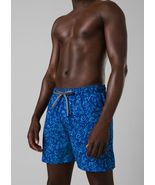 prAna Plunge Sz Medium (M) Men&#39;s Boardshort Trunks Shorts 6&quot;L Rich Sapph... - $41.95 CAD