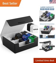 Waterproof Commander Storage Box for 1800+ Cards - Card Protector &amp; Orga... - $45.00