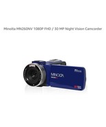 Minolta MN260NV 1080P Full HD IR Night Vision Camcorder (Blue) - $1,104.66 MXN