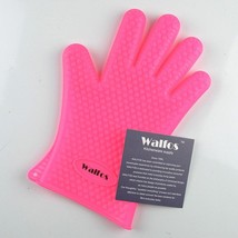 1 piece food grade Cooking Baking BBQ glove Heat Resistant Silicone BBQ ... - £3.50 GBP