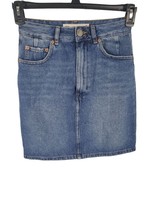 Asos Denim Skirt 4 Womens Above Knee Blue High Rise Casual Summer Bottoms - £14.23 GBP