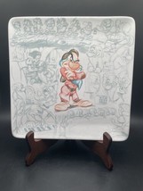 Disney Store Classics Collection Grumpy Sketch Plate Snow White Grumpy - $27.74